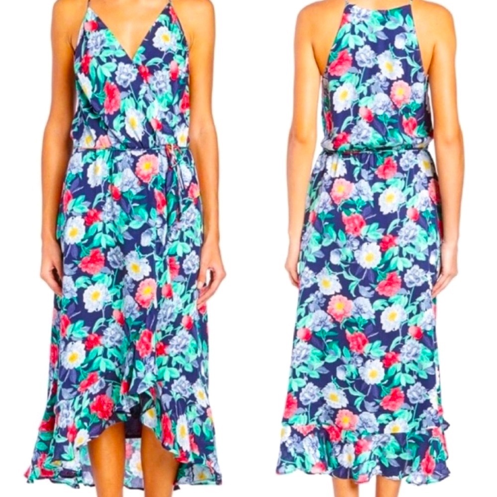 LIKE NEW Joie Navy Blue Floral Dress